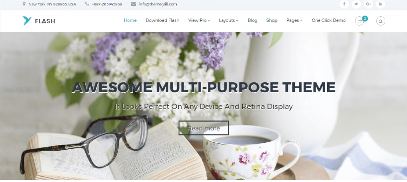 flash woocommerce wordpress theme