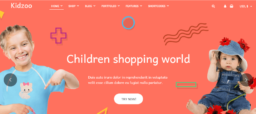 free kidzoo wordpress woocommerce theme