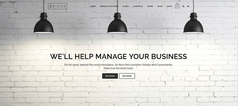 bridge wordpress theme