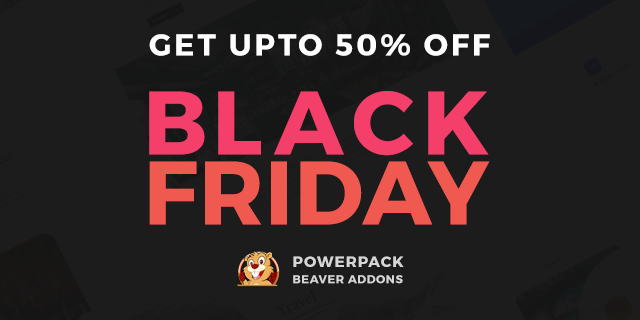banner image of black friday deals powerpack beaver builder