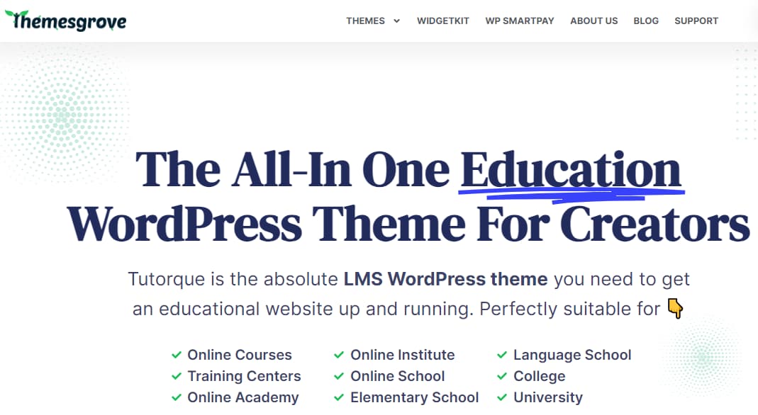 banner image of education wordpress theme bfcm