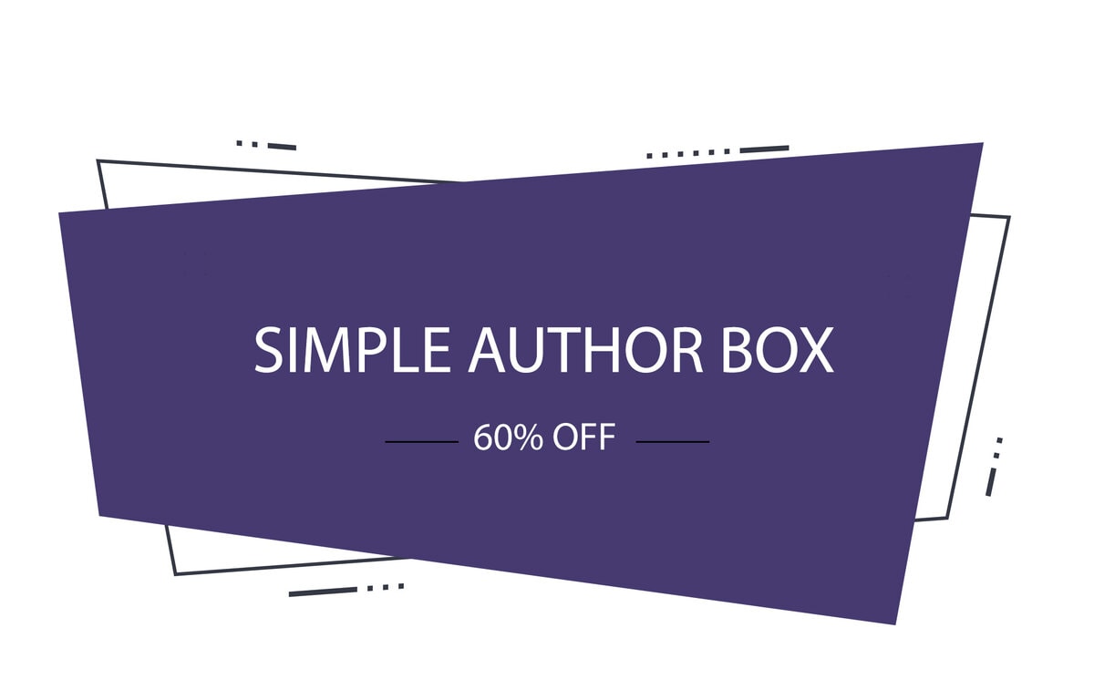 banner image of simple author box bfcm