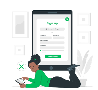 customers omitting the compulsory signup  