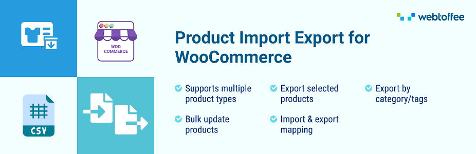 product import export woocommerce plugin
