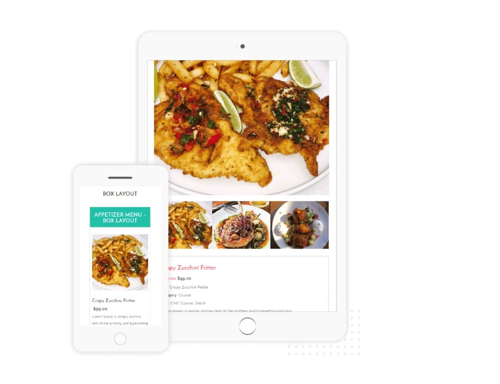 responsive and mobile friendliness of yummy theme