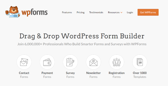 banner image of wp forms
