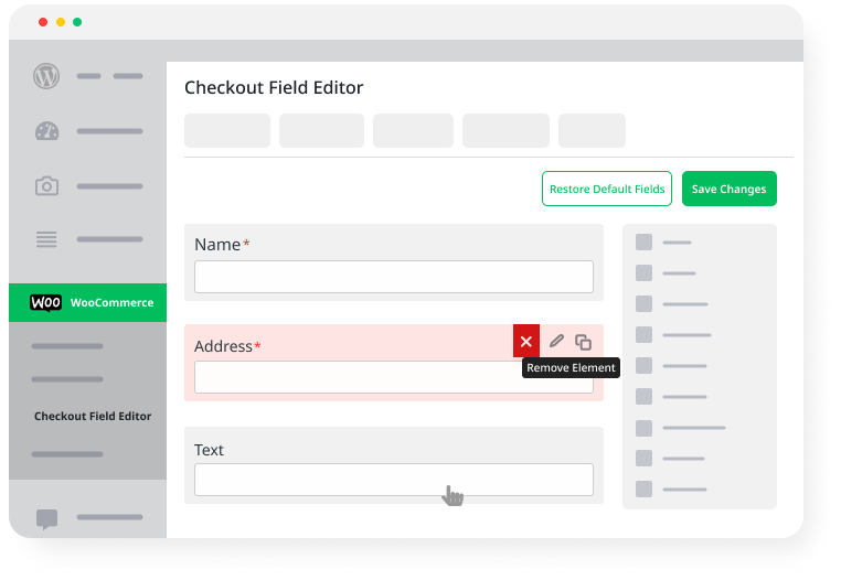 customizing the checkout form