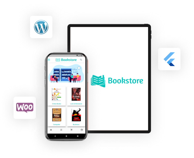 featured image of woocommerce bookstore mobile app