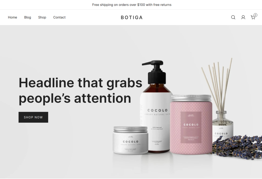 botiga wordpress theme