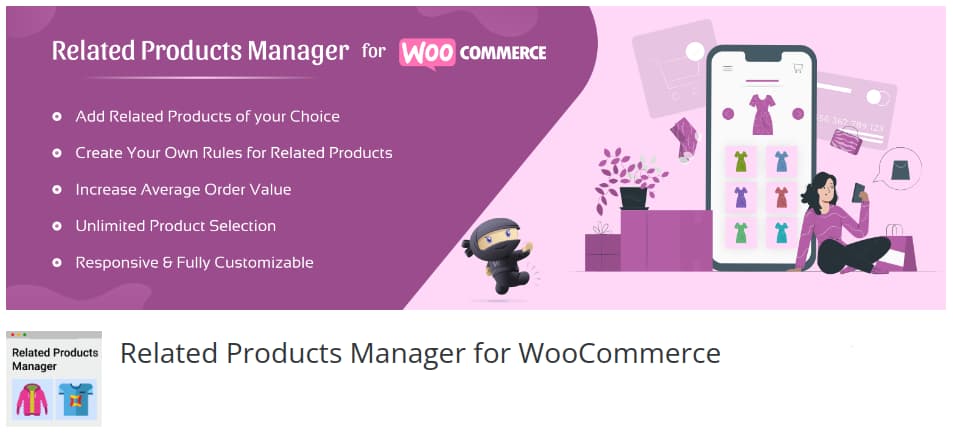 banner image of related products manager for woocommerce plugin